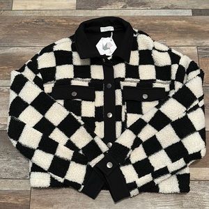 NEW! Teddy Checkered Jacket